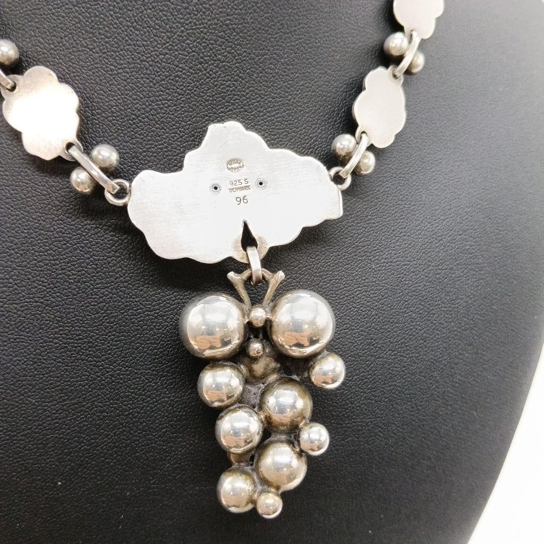 Jensen No.96 No.40 Moonlight Necklace Earring Set - 4