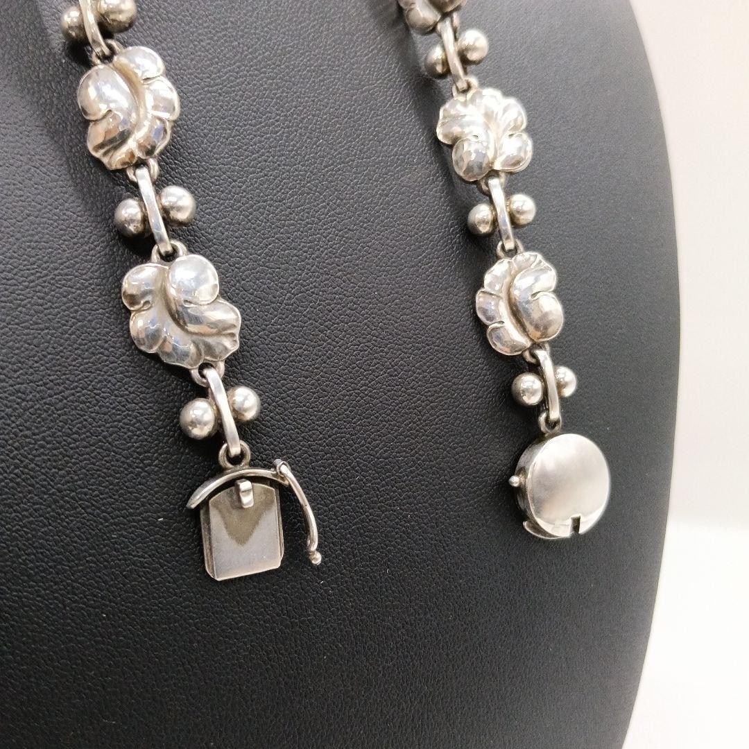 Jensen No.96 No.40 Moonlight Necklace Earring Set - 5