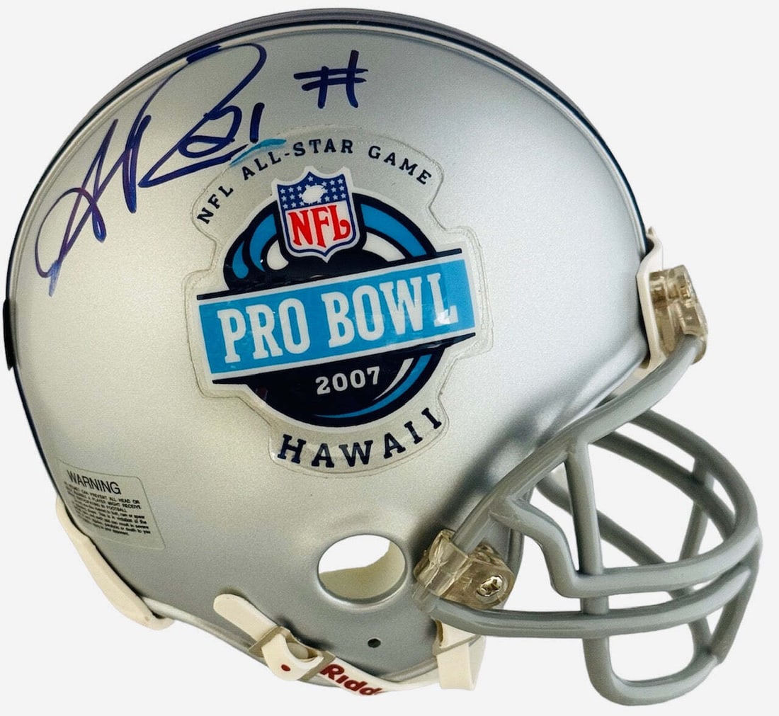 Sean Taylor Autographed 2007 Pro Bowl Mini Helmet PSA (1 of 4)
