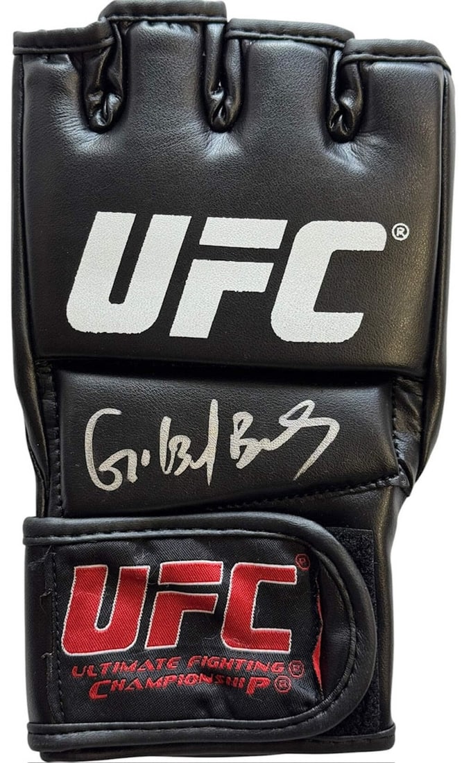 Gilbert Burns Signed UFC Fighting Glove (JSA Witnessed) (1 of 2)