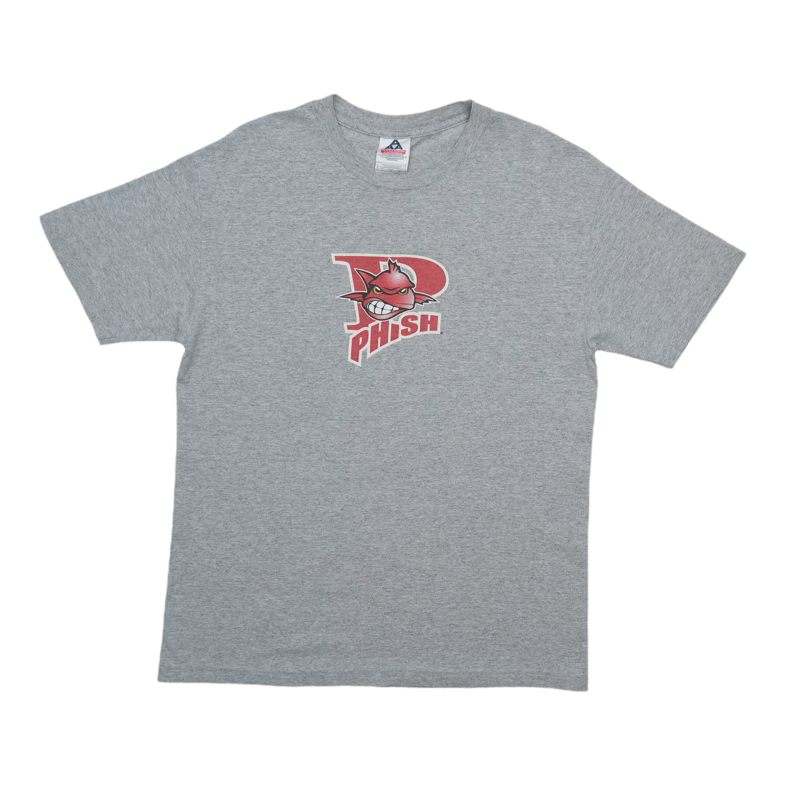 Phish Winter Tour Shirt: Phish Winter Tour Shirt Large, grey Phish Winter Tour Shirt from the early 2000s. Made from cotton blend material with a relaxed fit and original vintage design, this shirt features a distinctive grey