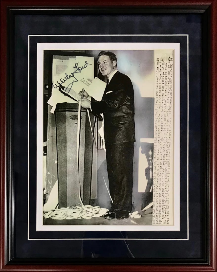 Ford Whitey Autographed Yankees Photo New 11x14 Framed: Ford Whitey Autographed Yankees Photo New 11x14 Framed Item Specifics: Whitey Ford Autographed Framed 11x14 New York Yankees Photo Signed in black sharpie across the front of the photo Autograph is au