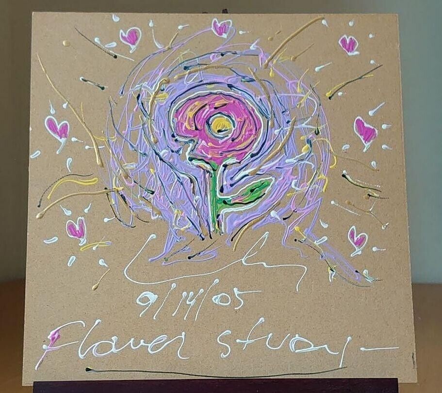 Study First Flower of Original Painting Board Signed By Lakey Andy: Study First Flower of Original Painting Board Signed By Lakey Andy Item Specifics: Artist: Andy Lakey Unit Of Sale: Single Piece Signed By: Andy Lakey Size: Medium Signed: Yes Material: Board Framing: