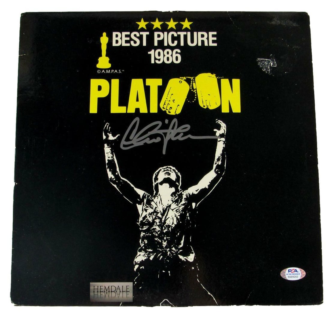 Charlie Sheen Actor Signed/ Autographed "Platoon" LaserDisc PSA/ DNA ITP 160401 (1 of 3)
