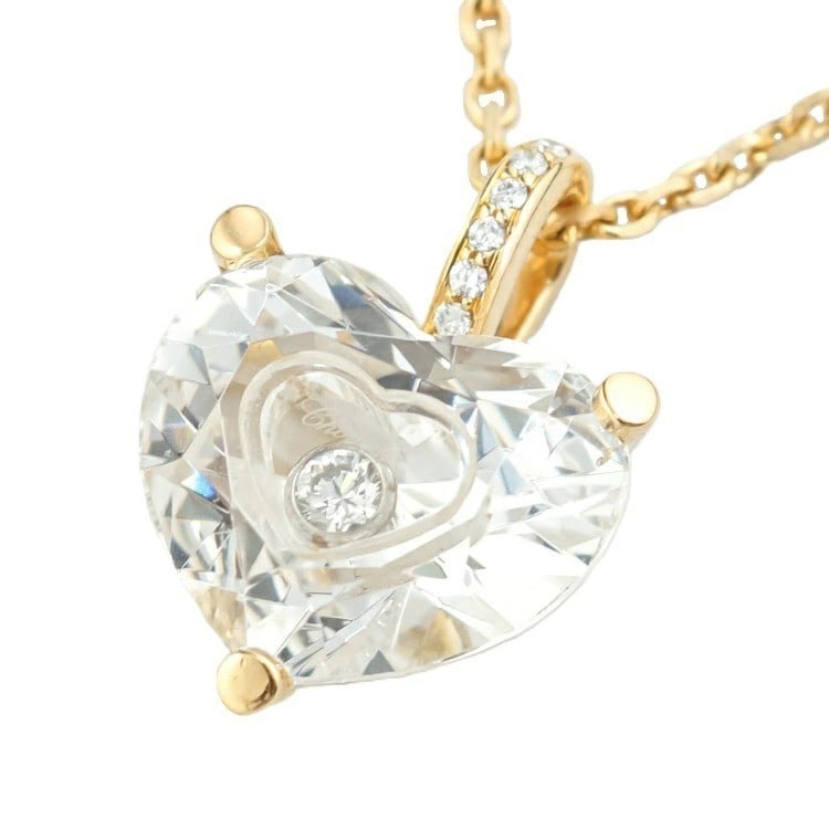 Yellow gold pendant necklace heart diamond happy Chopard so: Yellow gold pendant necklace heart diamond happy Chopard so Item Specifics: Pendant Shape: Heart Closure: Lobster Occasion: Anniversary Birthday Christening Christmas Confirmation/Communion Engagement