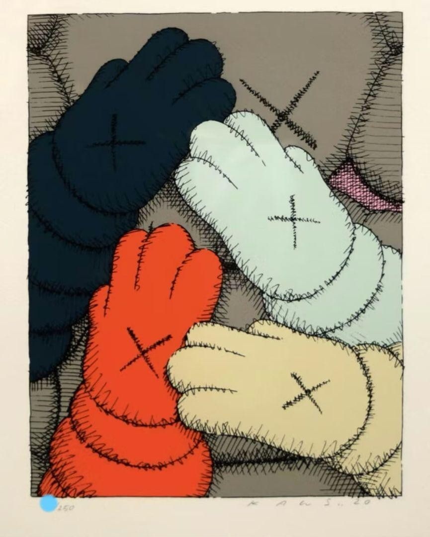 KAWS Signed Original Silkscreen Serigraph - URGE Grey Art Print Framed Numbered: KAWS Signed Original Silkscreen Serigraph - URGE Grey Art Print Framed Numbered Item Specifics: Artist: KAWS Signed By: KAWS Size: Medium Signed: Yes Material: Paper Original/Licensed Reprint: Origina