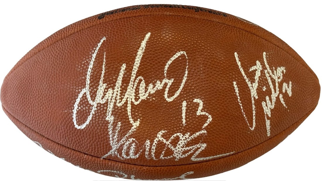 Autographed Official Wilson NFL Football Hall JSA (1 of 4)