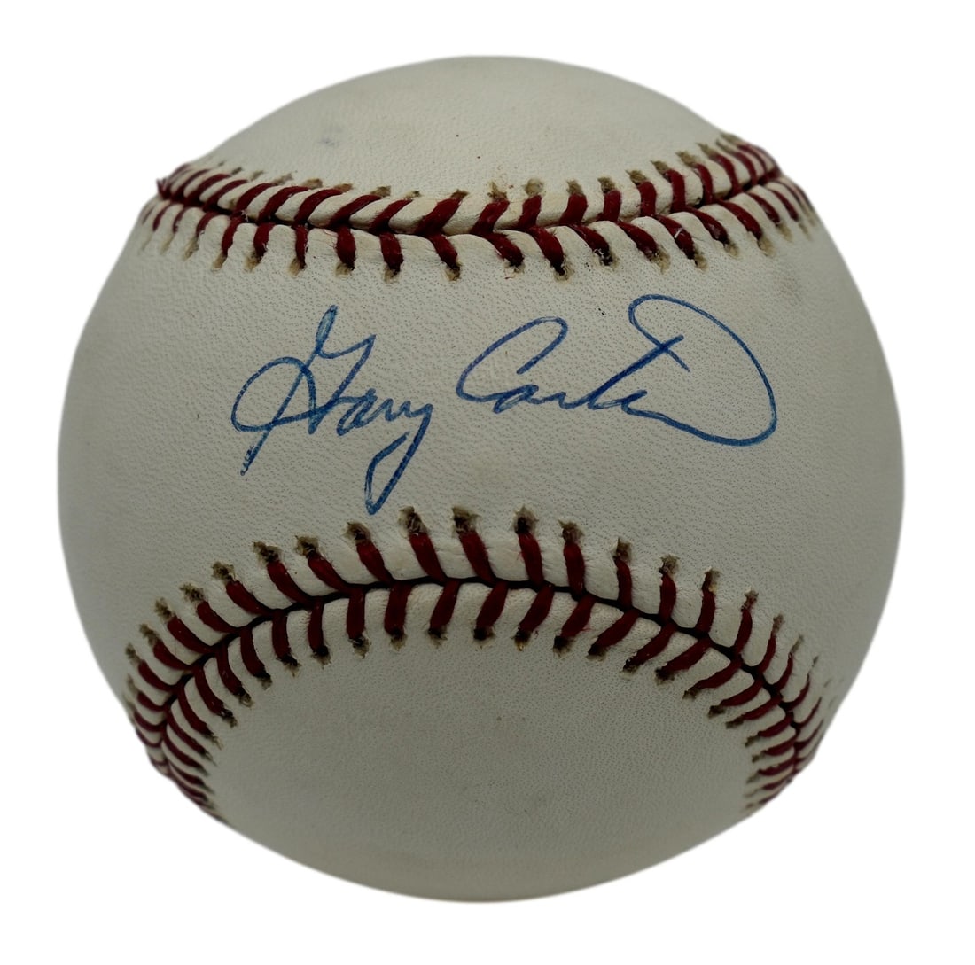 Gary Carter HOF Autographed/ Signed Rawlings OML Baseball JSA 211846 (1 of 3)
