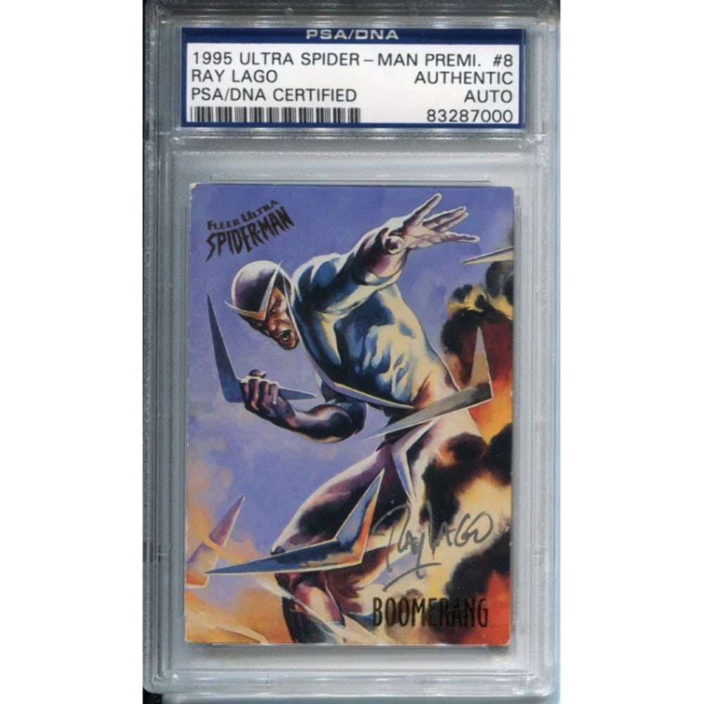 Ultra Boomerang Autographed Card Ray Lago 1995 (1 of 1)