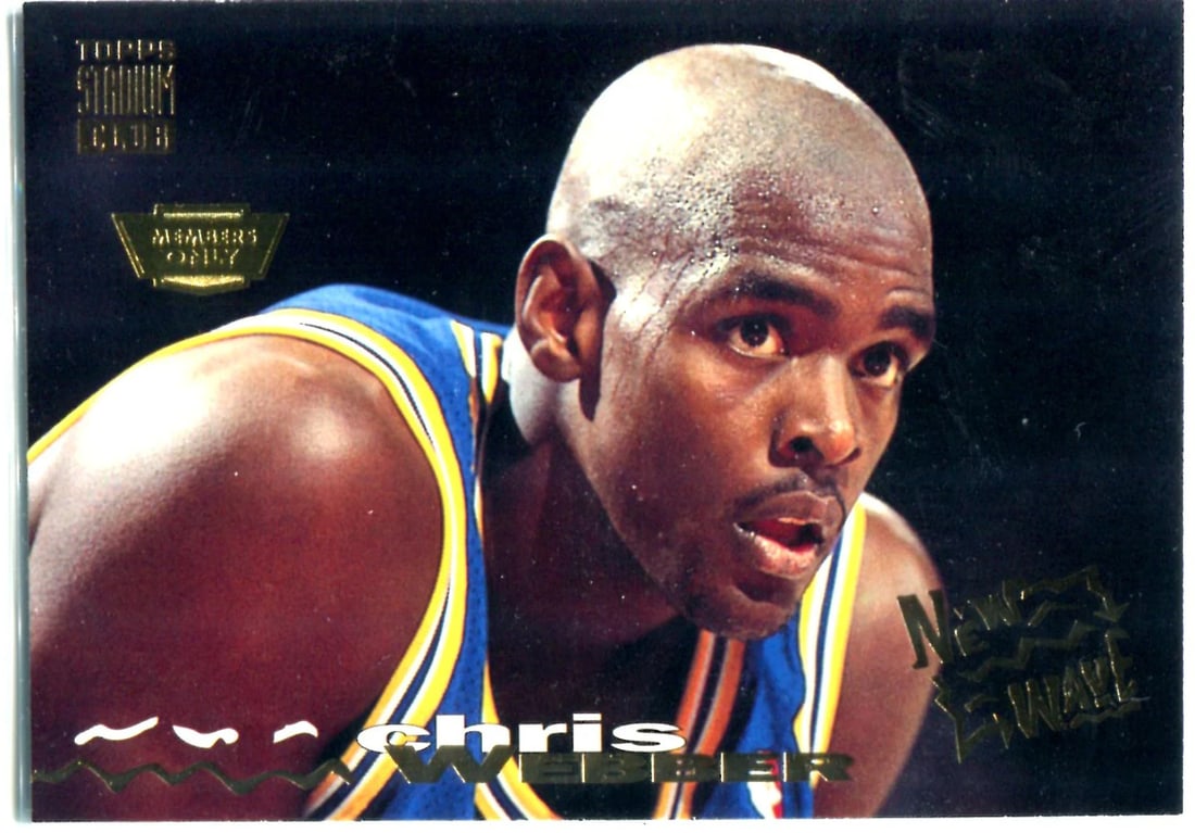Chris Webber stadium club card 1993 topps (1 of 1)