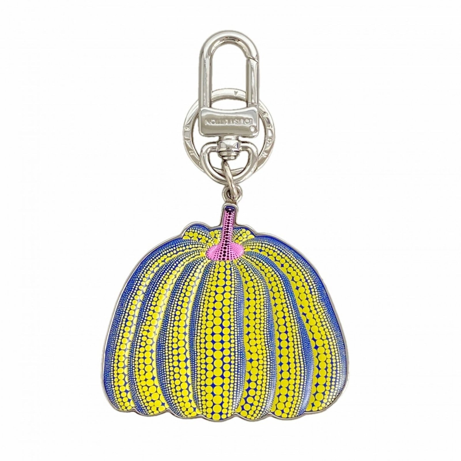Louis Vuitton Keyring: Louis Vuitton Keyring Yellow Louis Vuitton Keyring, measuring 11.5cm x 7.5cm x 5.00mm, features the iconic brand's signature style with a bright and cheerful yellow hue. This stylish keyring is made f