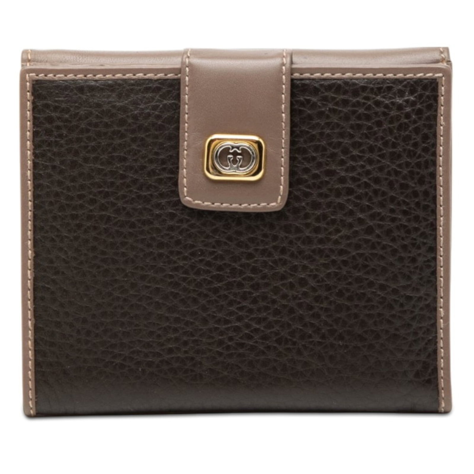 Gucci Wallet (Bi-Fold) Leather: Gucci Wallet (Bi-Fold) Leather Black Gucci bi-fold wallet made from high-quality leather, featuring a sleek design and classic style. The compact size measures 10cm x 11.5cm x 2cm, making it easy to c