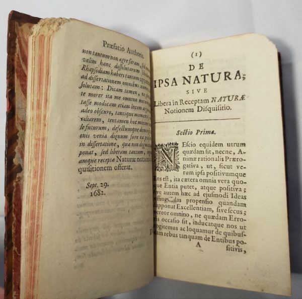 Robert Boyle De Ipsa Natura 1688 Latin - Early Science Philosophy - Original (1 of 10)