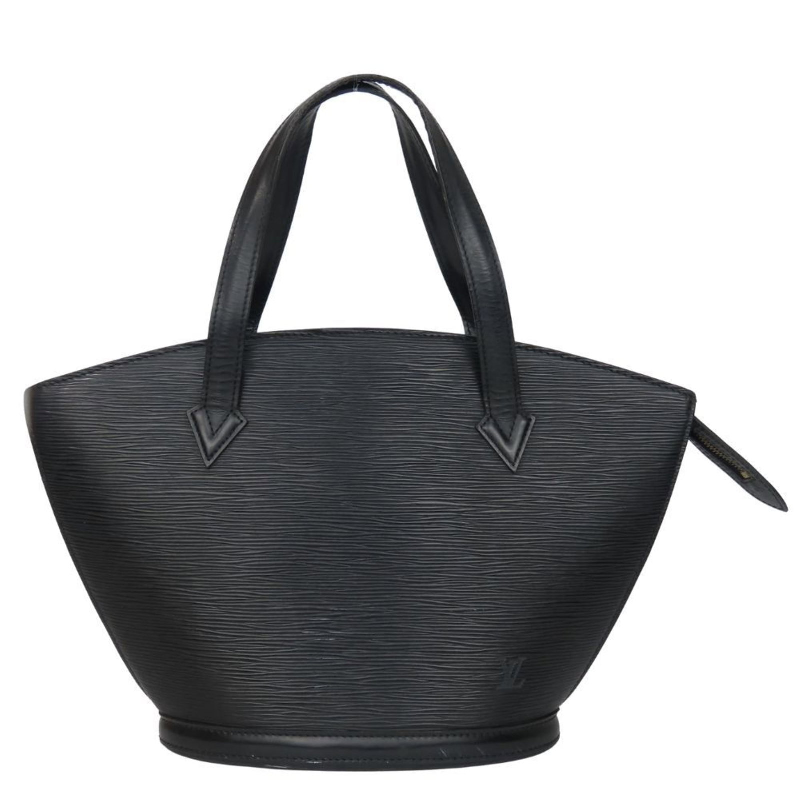 Vuitton Epi Leather Tote Bag Louis: Vuitton Epi Leather Tote Bag Louis Black Epi leather tote bag from Louis Vuitton, featuring the iconic monogram pattern. Made with high-quality Epi leather, this stylish tote bag offers a sleek and