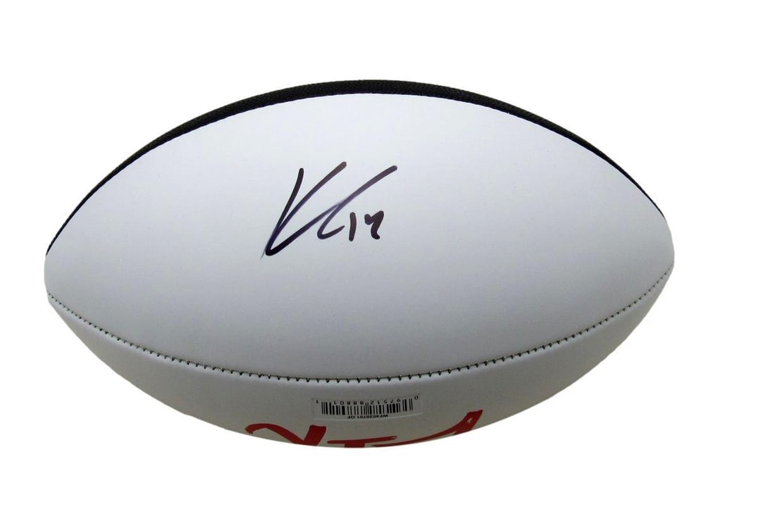 Kenny Gainwell Signed/ Auto Super Bowl LIX Logo Football Eagles Beckett 193564: Kenny Gainwell Signed/ Auto Super Bowl LIX Logo Football Eagles Beckett 193564 Signed by Kenny Gainwell, the Eagles' talented running back, this Super Bowl LIX logo football boasts an unmistakable tou