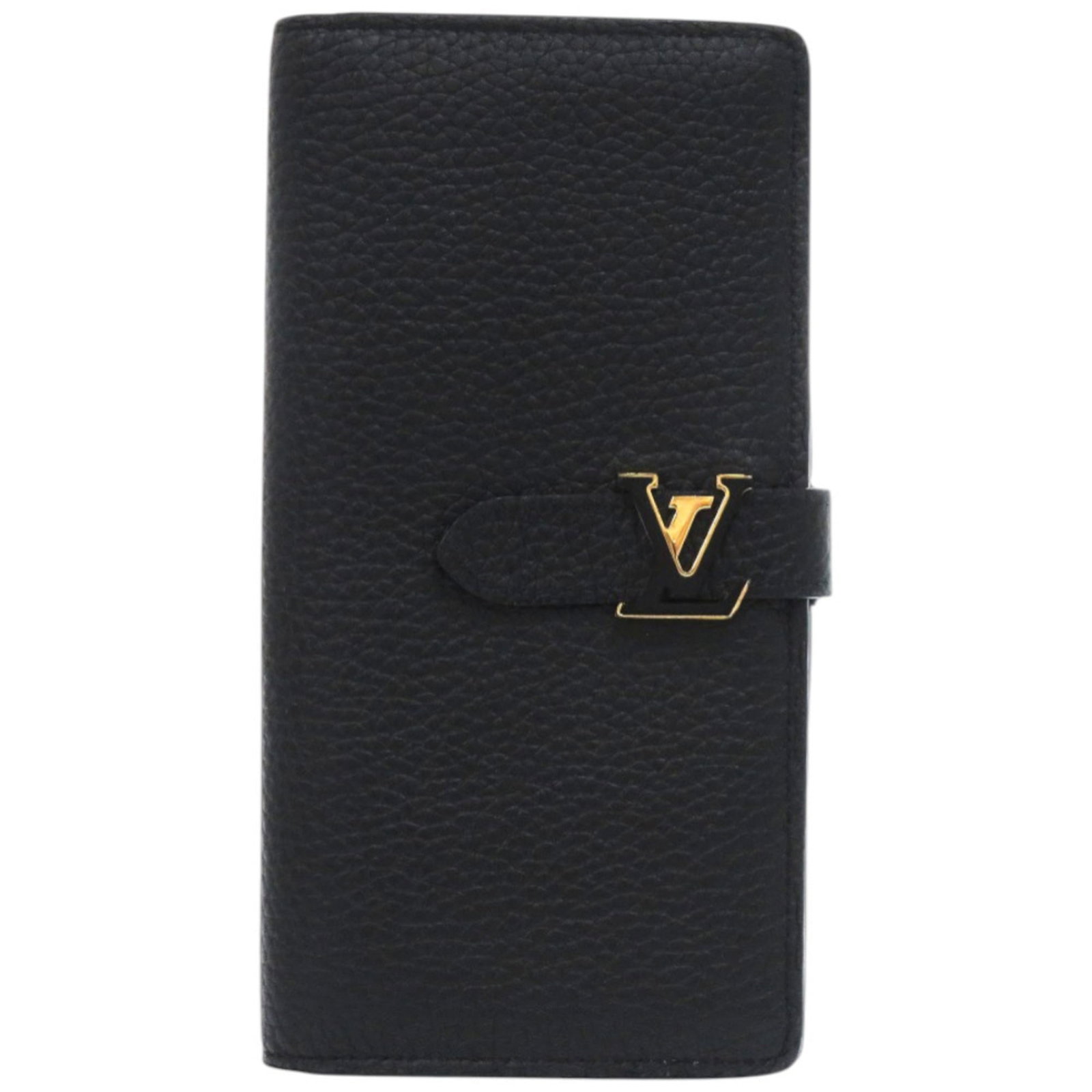 Louis Vuitton Long Wallet (Bi-Fold) Leather: Louis Vuitton Long Wallet (Bi-Fold) Leather The Louis Vuitton Long Wallet (Bi-Fold) Leather features classic design with Taurillon leather, a signature material of the brand. Made in France, this bi-f