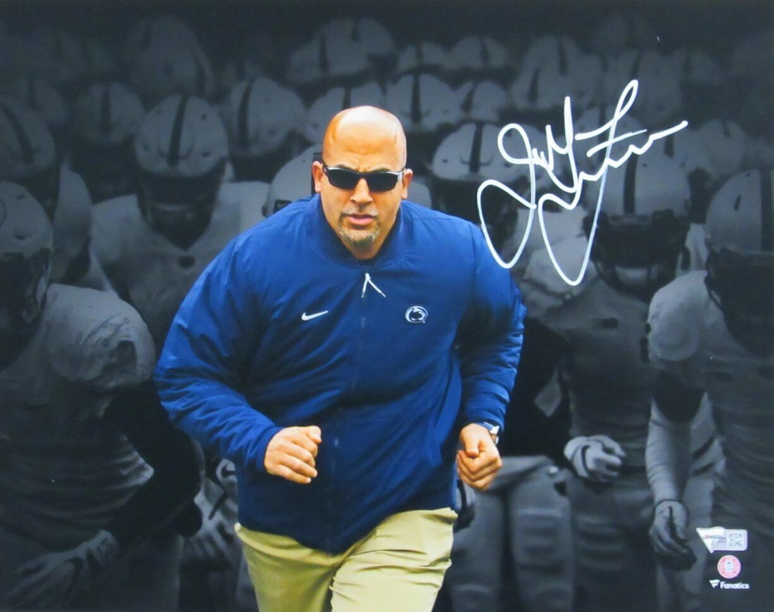 James Franklin Penn State PSU Signed/ Autographed 11x14 Photo Fanatics 163792 (1 of 3)