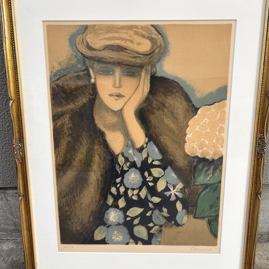 Jean-Pierre Cassigneul Signed Lithograph Woman with Hat ED 124/ 150 Framed: Jean-Pierre Cassigneul Signed Lithograph Woman with Hat ED 124/ 150 Framed Item Specifics: Artist: Jean-Pierre Cassigneul Unit Of Sale: Single Piece Signed By: Jean-Pierre Cassigneul Image Orientation