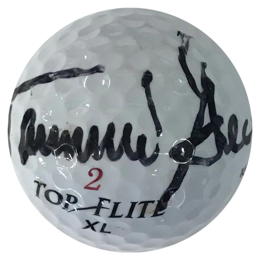 Tammy Grimes Autographed Top Flite 2 XL Golf Ball: Tammy Grimes Autographed Top Flite 2 XL Golf Ball Tammy Grimes Autographed Top Flite 2 XL Golf Ball bears her signature in black sharpie. This unique item combines the world of golf with a touch of ce