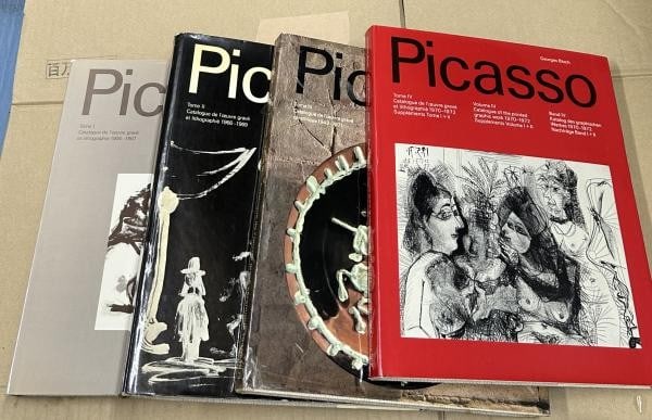 Pablo Picasso Catalogue Raisonne 4 Vols Georges Bloch Prints Ceramics 1904 1972 (1 of 3)