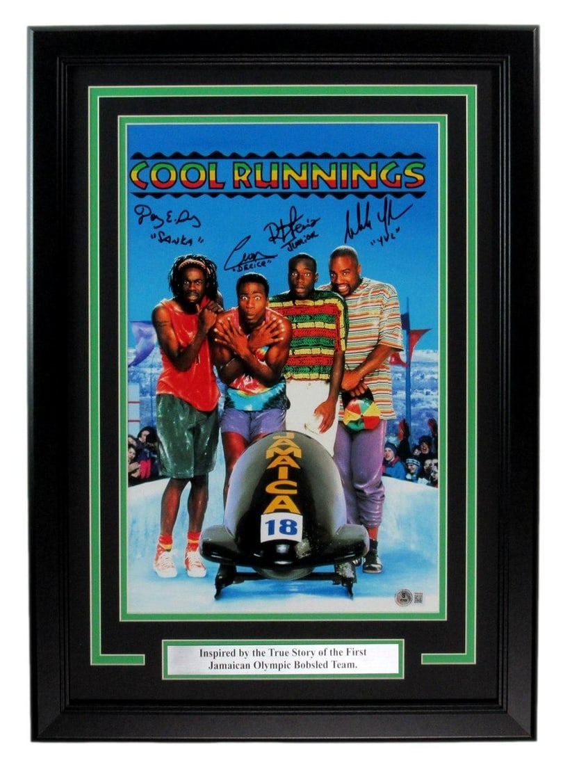 "Cool Runnings" Multi-Signed by 4 Cast Members 11x17 Photo Framed Beckett 191616: "Cool Runnings" Multi-Signed by 4 Cast Members 11x17 Photo Framed Beckett 191616 Item Specifics: Industry: Movies Object Type: Photograph Original/Reproduction: Original League: NCAA Product Disclaime