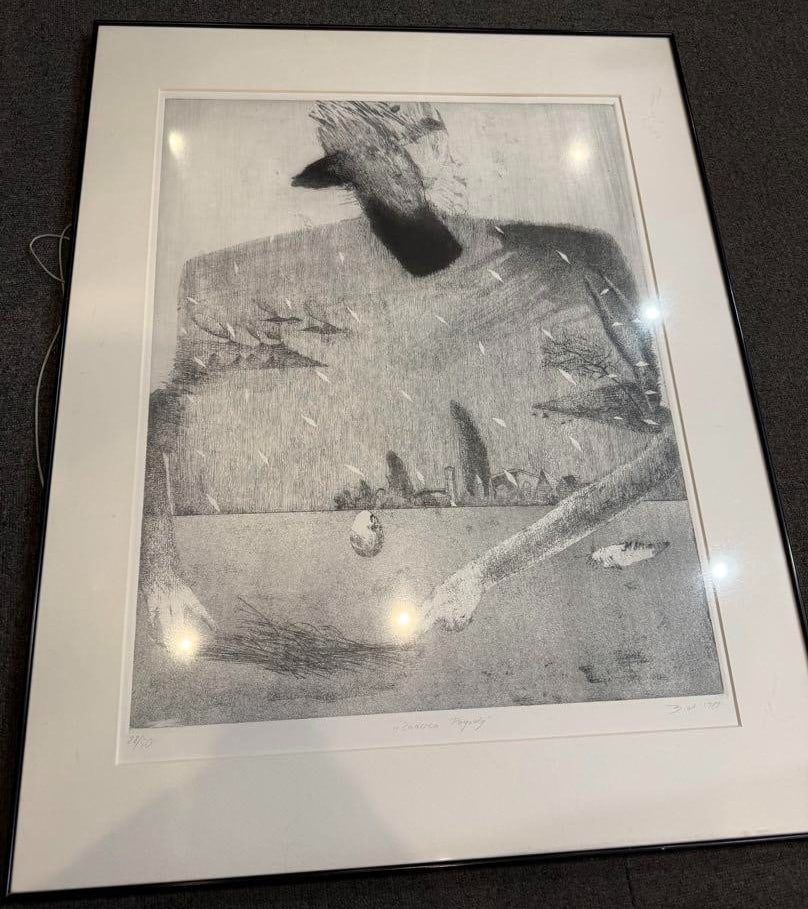 Zbigniew Biel "Weather Expert" Polish Etching Signed Numbered, 6685cm Framed: Zbigniew Biel "Weather Expert" Polish Etching Signed Numbered, 6685cm Framed Item Specifics: Artist: Zbigniew Biel Unit Of Sale: Single Piece Signed By: Zbigniew Biel Image Orientation: Portrait Signe