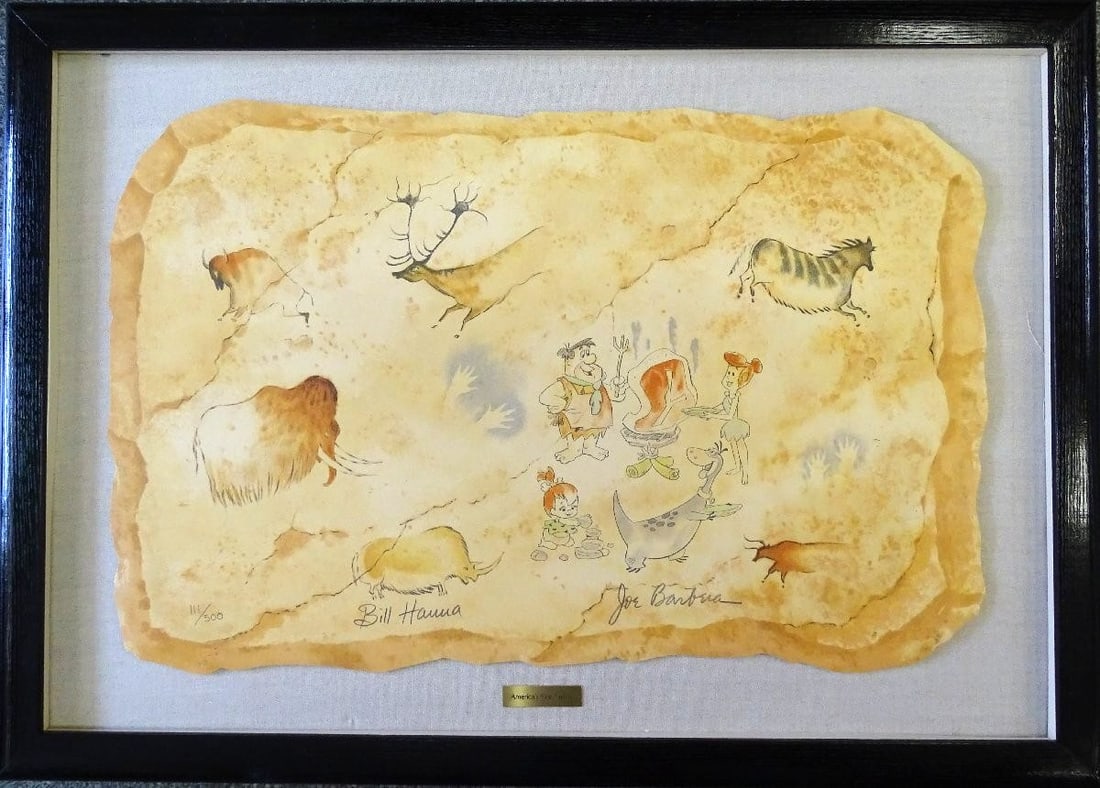 Barbera Flintstones Hanna America's First Signed Lithograph (1 of 10)