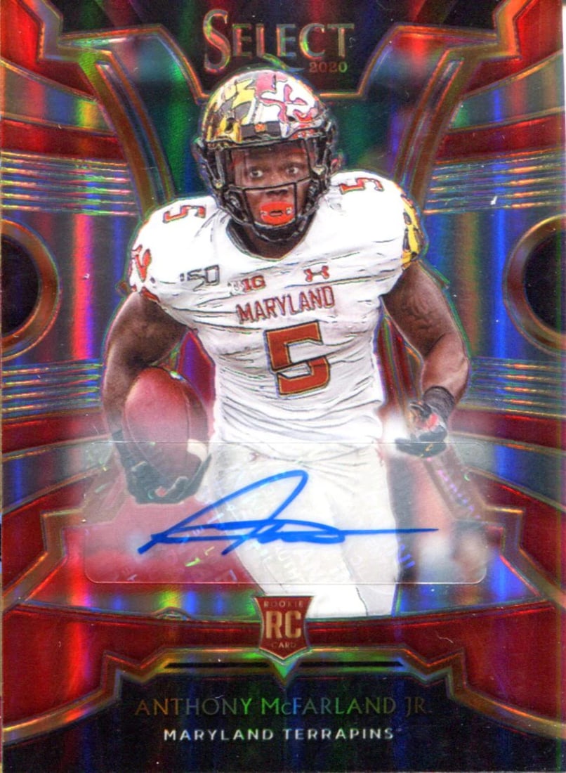 Panini Chronicles Select Draft Picks 2020 Autographed by Anthony McFarland Jr (1 of 1)
