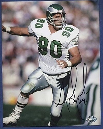 Mike Golic Eagles Signed/ Autographed 8x10 Photo PSA/ DNA 132680: Mike Golic Eagles Signed/ Autographed 8x10 Photo PSA/ DNA 132680 Authentic Mike Golic Eagles signed 8x10 photo, verified by PSA/DNA authentication. This photo features the legendary NFL coach and form