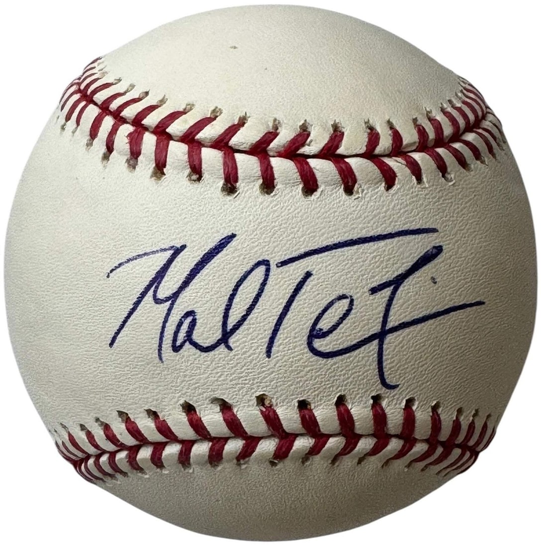 Mark Teixeira Autographed Official Major League Baseball: Mark Teixeira Autographed Official Major League Baseball Mark Teixeira's blue pen signature across the sweet spot on an Official Allan Selig baseball adds a touch of authenticity to this rare collecti