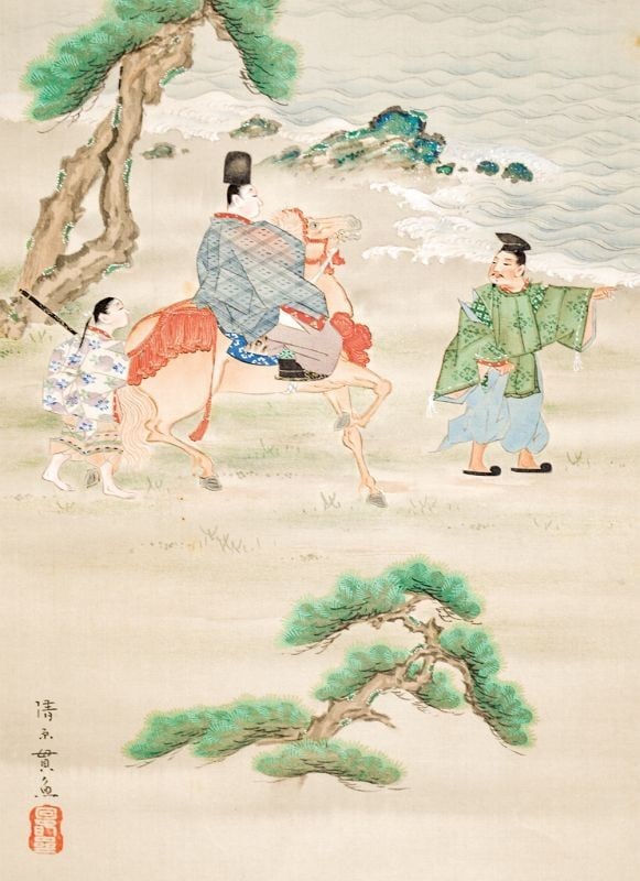 Morizumi Tsurana Monogatari e Narrative Woodblock Print Japanese Fine Art: Morizumi Tsurana Monogatari e Narrative Woodblock Print Japanese Fine Art Item Specifics: Artist: Morizumi Tsurana Subject: Narrative Scene (Monogatari-e) Material: Paper Style: Japanese Year Of Produ