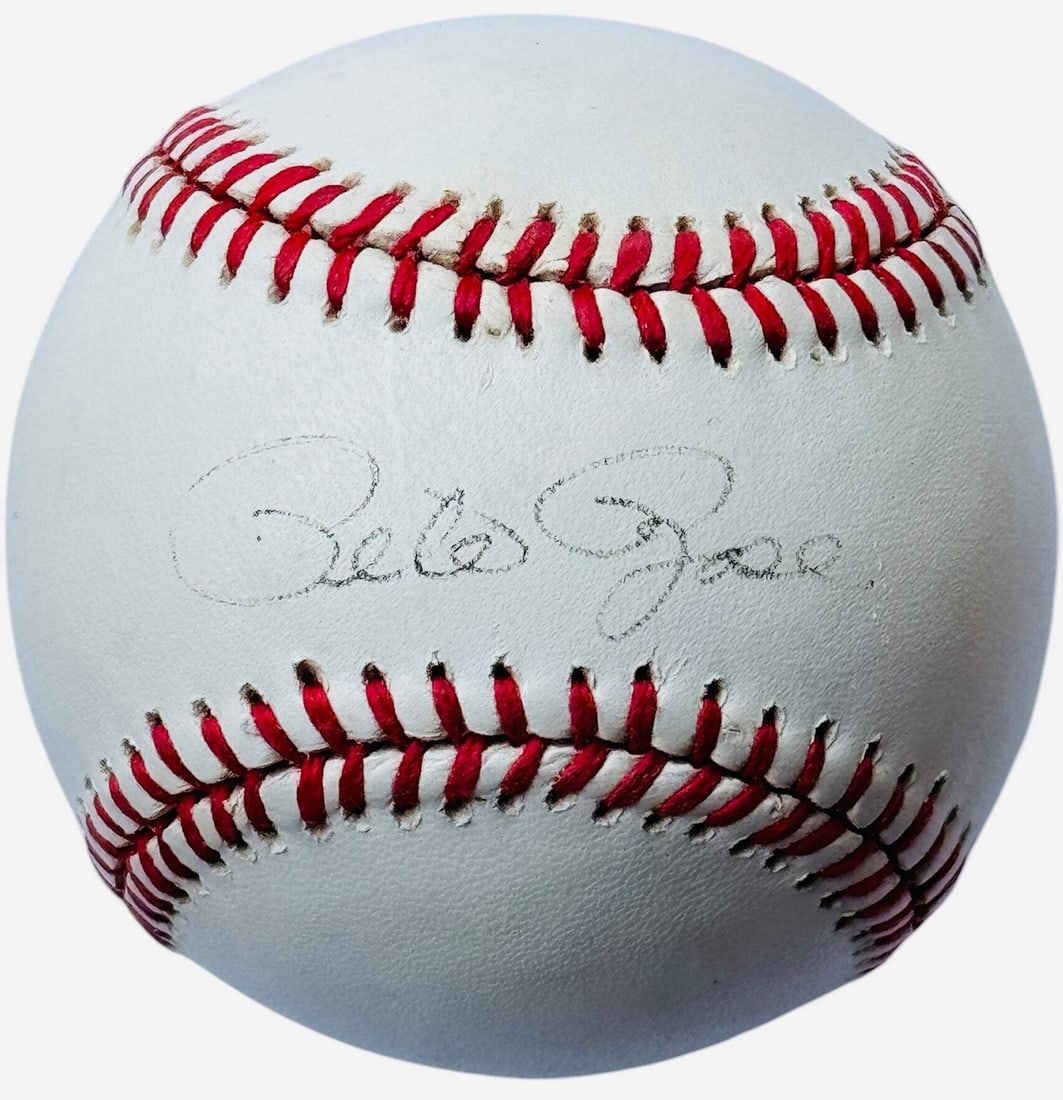 Pete Rose Autographed Official National League Baseball (JSA) (1 of 2)