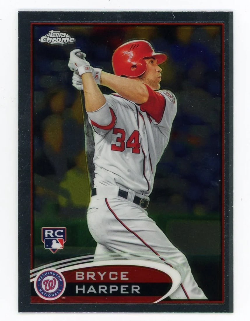 Bryce Harper 2012 Topps Chrome Silver #196 Card (1 of 2)