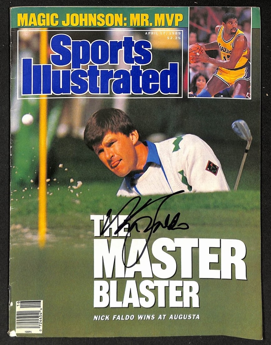 Nick Faldo Signed/ Autographed 1989 Sports Illustrated No Label JSA (1 of 2)