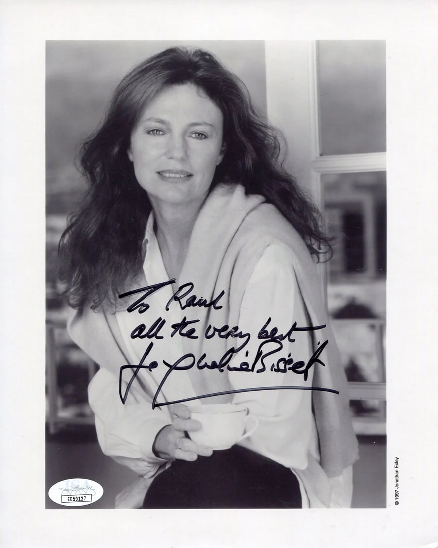 Jacqueline Bisset Autographed 8x10 Photo (JSA): Jacqueline Bisset Autographed 8x10 Photo (JSA) Item Specifics: Brand: James Spence Authentication (JSA) Jacqueline Bisset Autographed 8x10 Photo Signed in black sharpie across the front of the photo