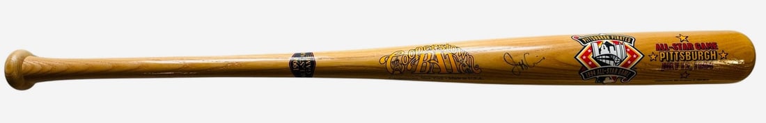 Jeff Conine Autographed 1994 All Star Game Cooperstown Bat: Jeff Conine Autographed 1994 All Star Game Cooperstown Bat Signed in blue sharpie across the barrel of the bat, this Cooperstown-bound 1994 All Star Game bat bears the mark of a notable baseball figur