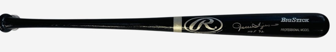Rollie Fingers Autographed Rawlings Adirondack Big Stick Bat (1 of 2)