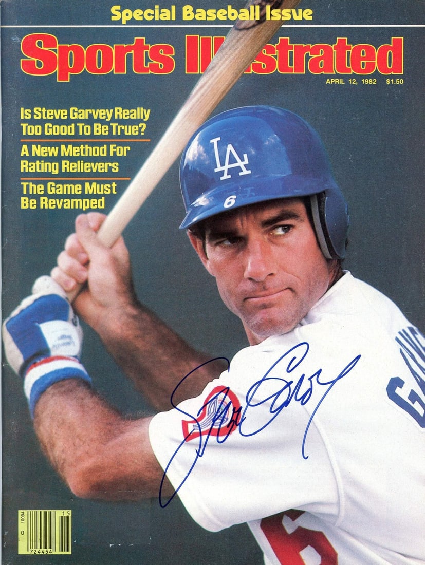 Steve Garvey Autographed Sports Illustrated Magazine (1 of 1)