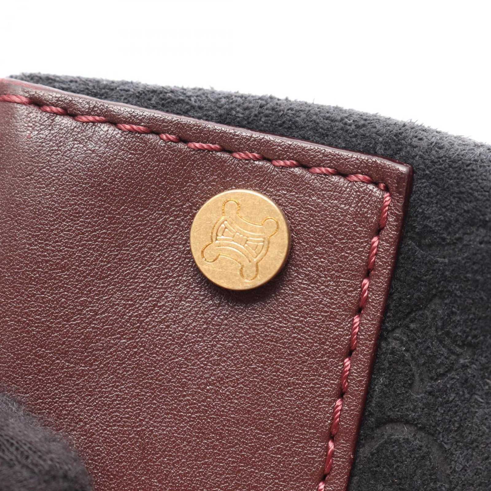 Suede Leather Handbag - 9