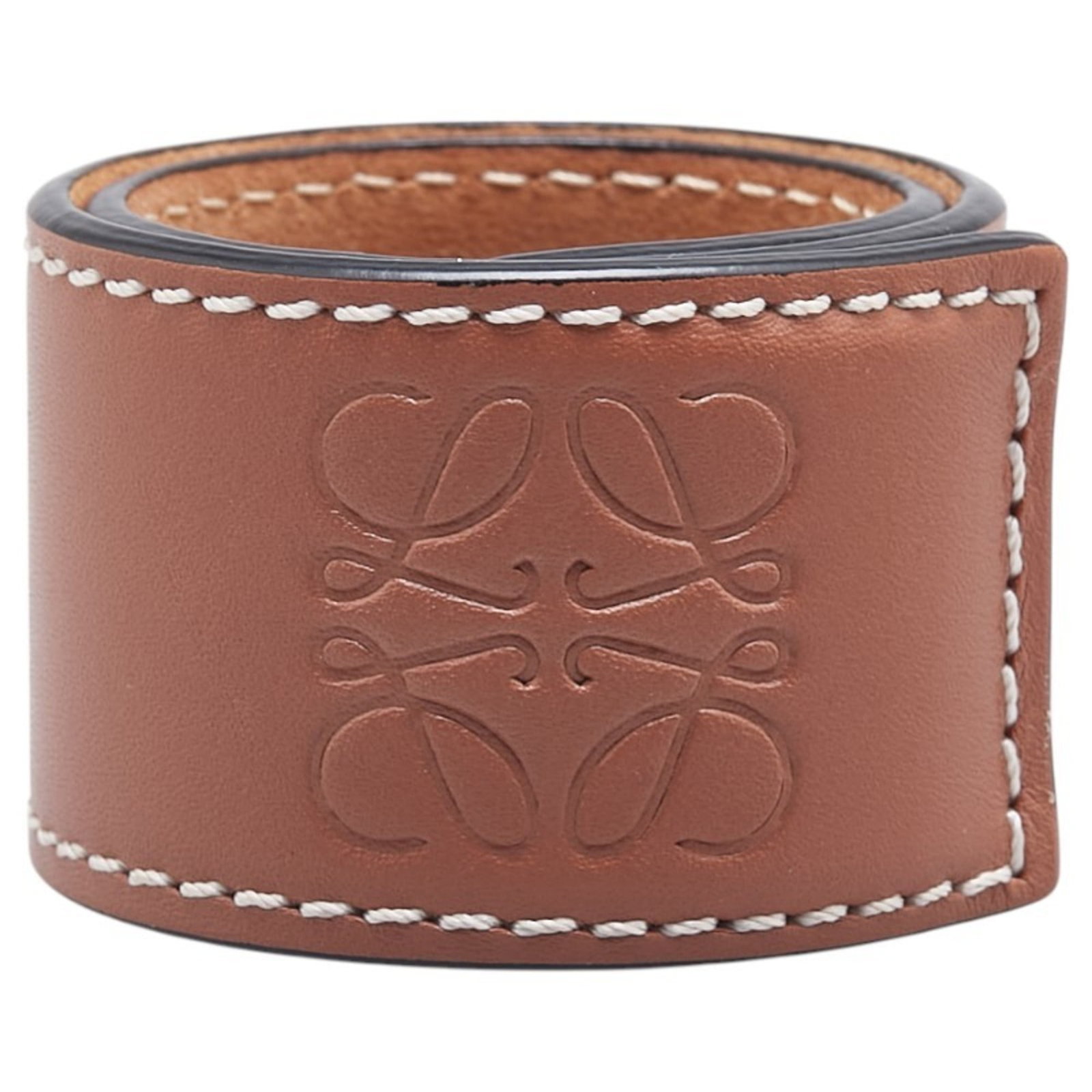 Charm Leather Bracelet: Charm Leather Bracelet Leather charm bracelet from Loewe, featuring brown leather and measuring 29.5cm in length with a width of 3cm. The signature bears on the work adds a touch of elegance to this c