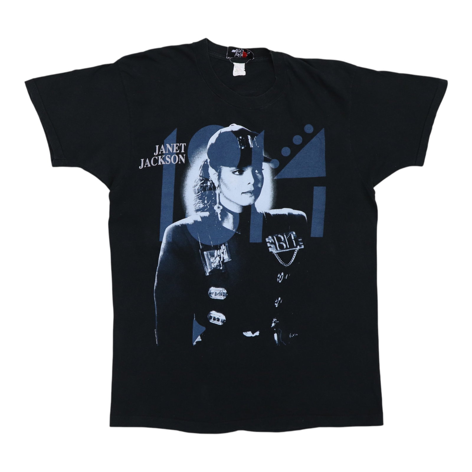 Janet Jackson Rhythm Nation Tour Shirt: Janet Jackson Rhythm Nation Tour Shirt Extra Large Janet Jackson Rhythm Nation Tour Shirt. This vintage tour shirt features front and back graphics, measuring 20" pit to pit and 30" collar to hem,