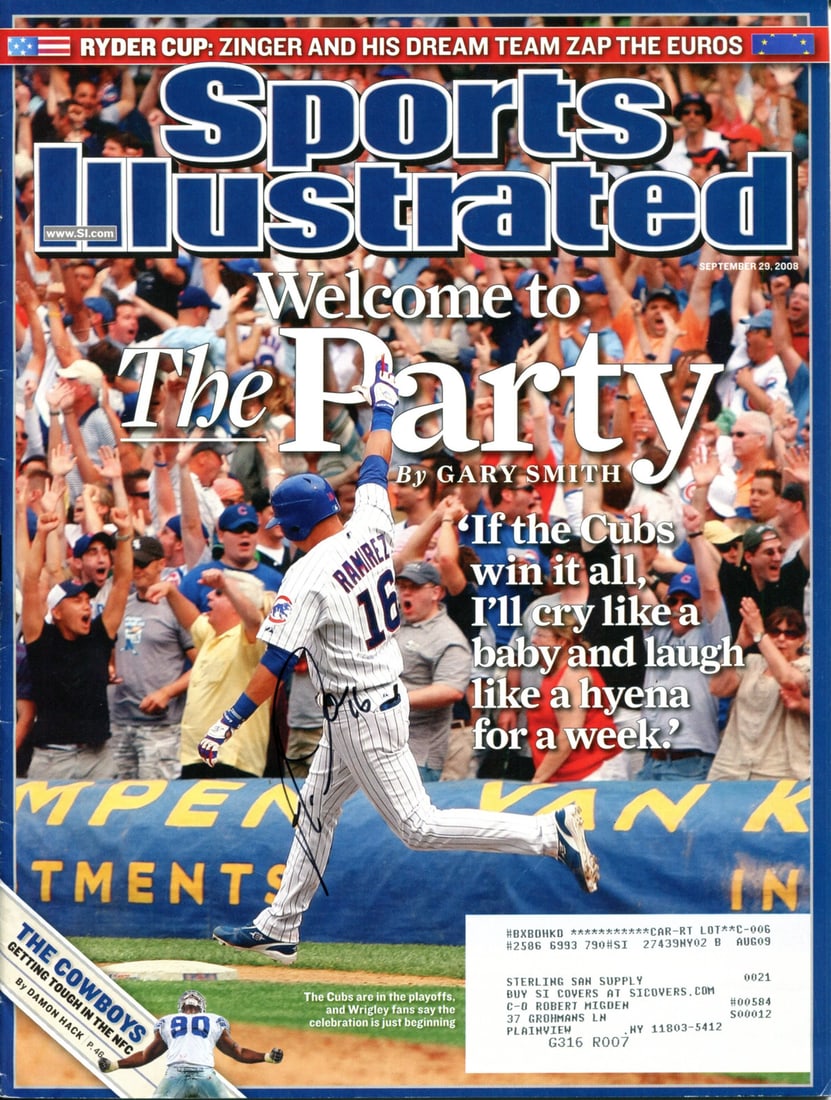 Aramis Ramirez Autographed Sports Illustrated Magazine (JSA) (1 of 2)