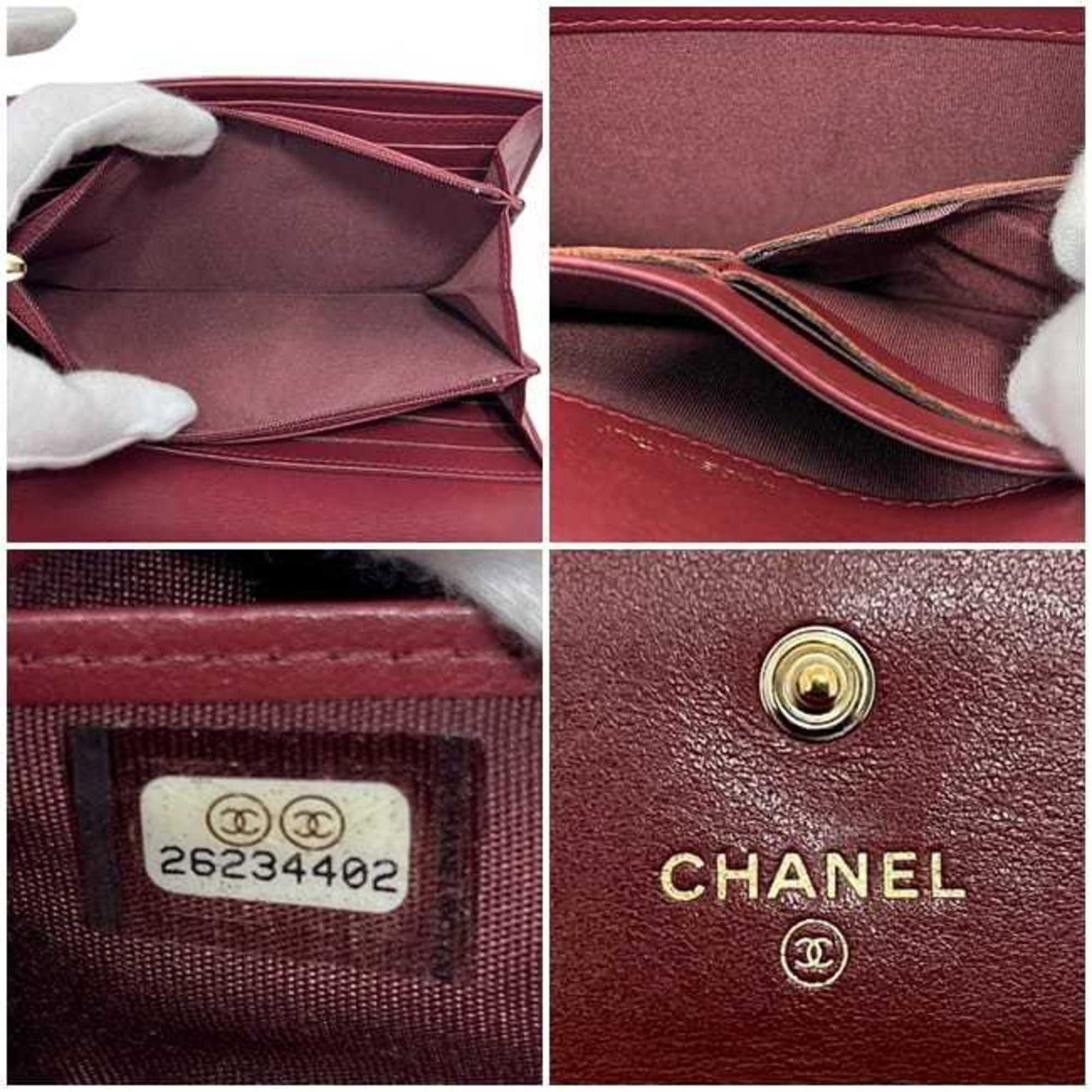 Long Wallet Bi Fold Leather - 5