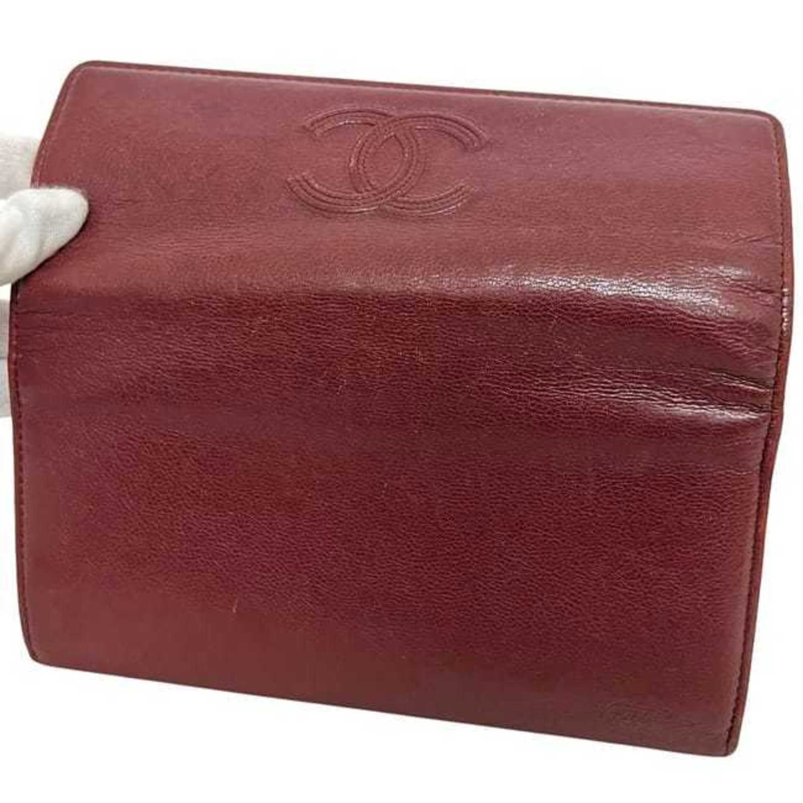Long Wallet Bi Fold Leather - 7