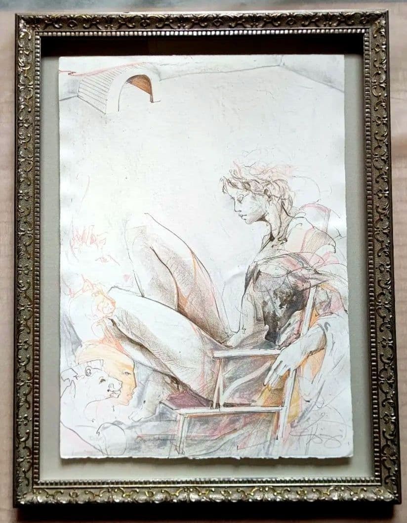 Lithograph Framed Art Limited Expressionist Seated Figure Signed By Jurgen Gorg: Lithograph Framed Art Limited Expressionist Seated Figure Signed By Jurgen Gorg Item Specifics: Unit Of Sale: Single Piece Artist: Jurgen Gorg Signed By: Jurgen Gorg Image Orientation: Portrait Size: 