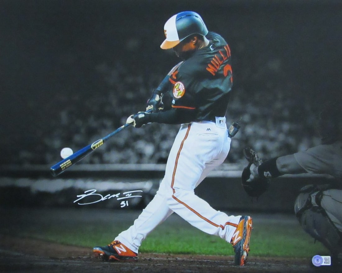 Cedric Mullins Orioles 165108 Beckett 16x20 Signed Autographed Photo Baltimore (1 of 3)