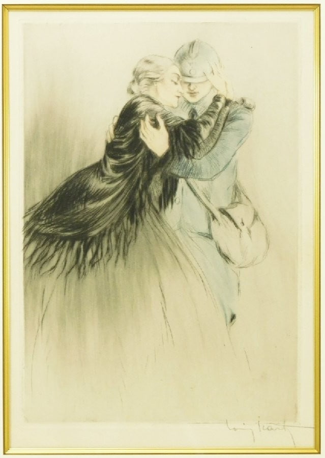 Louis Icart The Godmother Etching Signed Remarque Art Deco Chronicles Women (1 of 8)