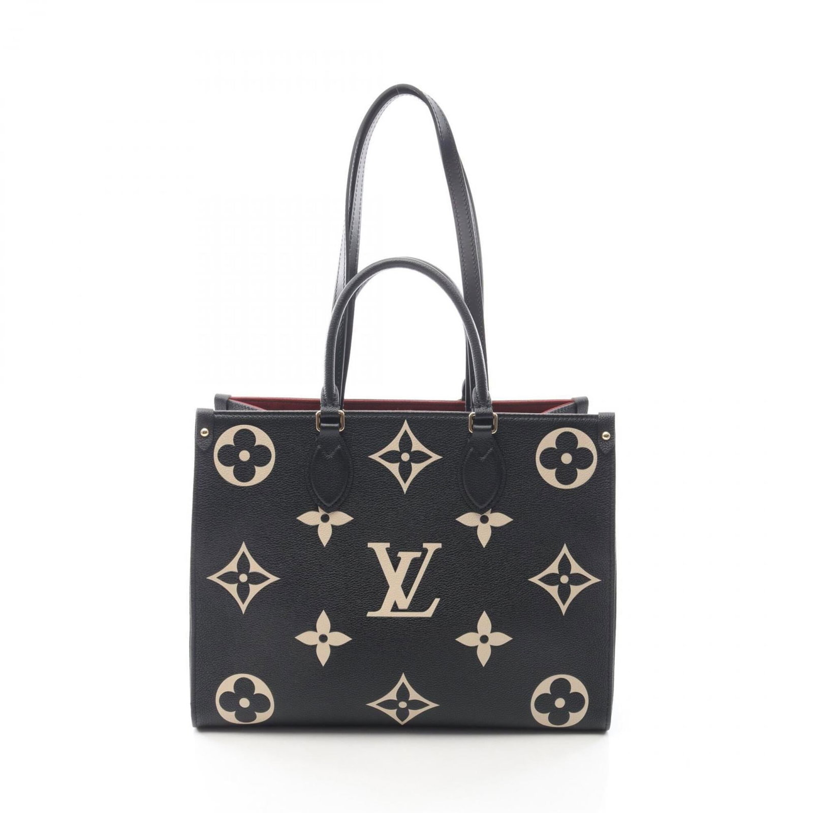 Tote Bag Empreinte Monogram Handbag Louis Vuitton: Tote Bag Empreinte Monogram Handbag Louis Vuitton Monogram Empreinte pattern adds an iconic touch to this sleek black tote bag, featuring the signature Louis Vuitton design. With its compact size and 