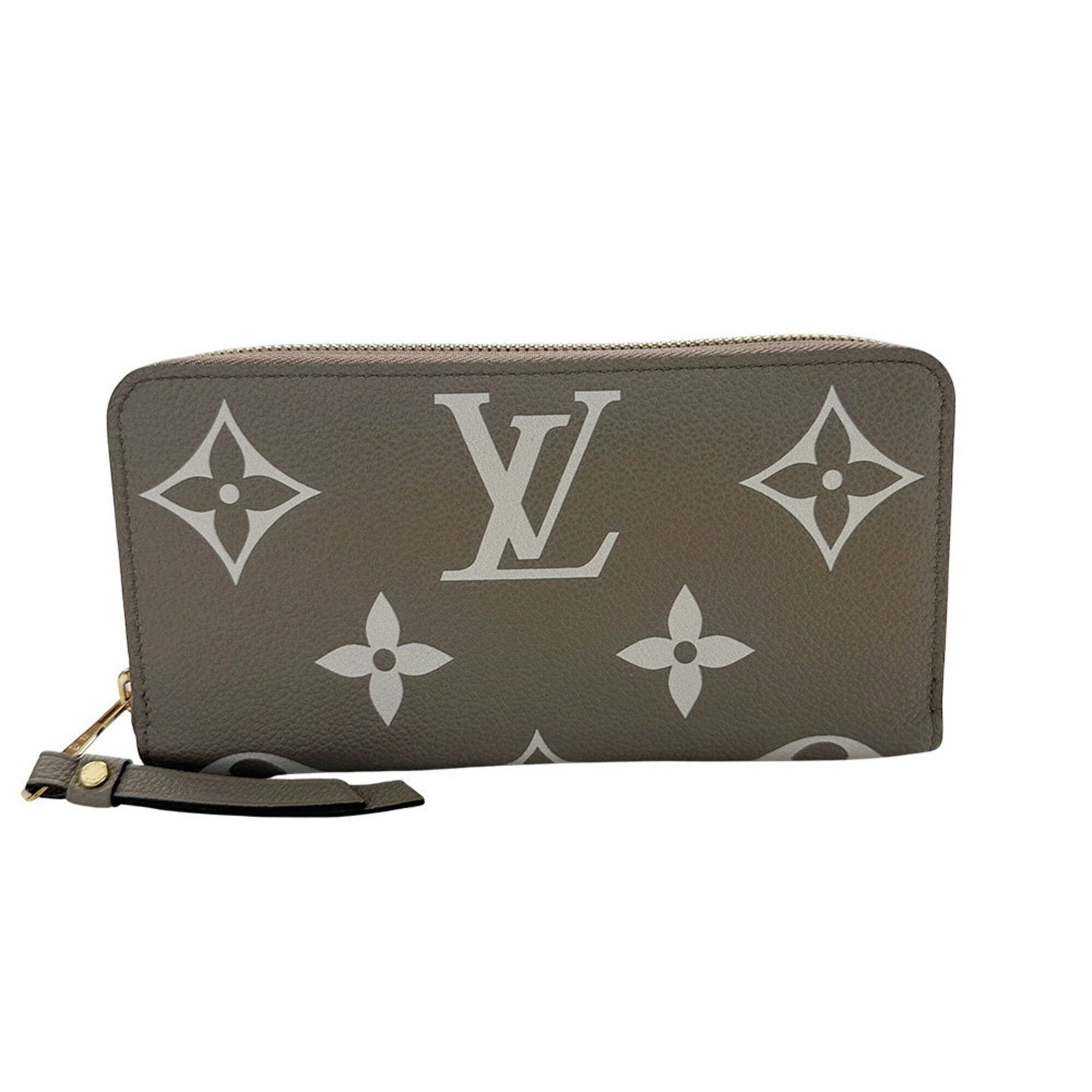 Monogram Empreinte Bi Fold Louis Vuitton Long Wallet: Monogram Empreinte Bi Fold Louis Vuitton Long Wallet Monogram Empreinte Louis Vuitton Long Wallet - A timeless piece from the iconic brand, featuring the signature Monogram Empreinte pattern in cream 