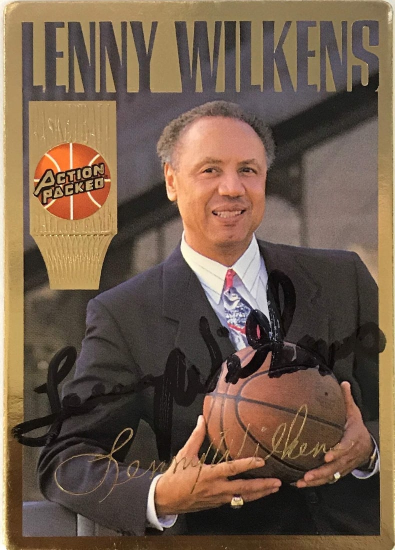 Signed 1994 Wilkens Card Action Packed (1 of 2)